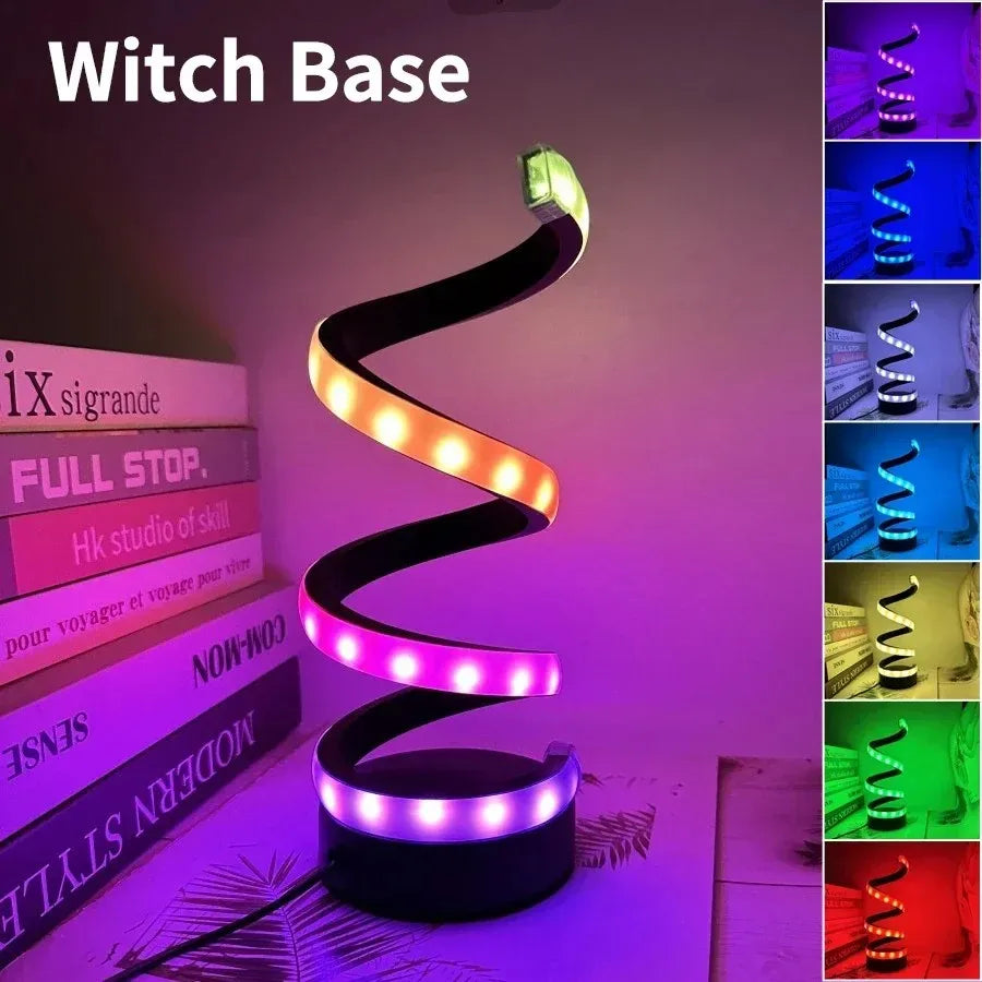 Spiral LED Desk Lamp