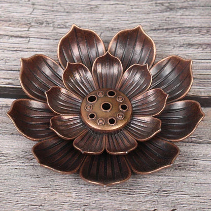 Alloy Lotus Incense Burner Plate