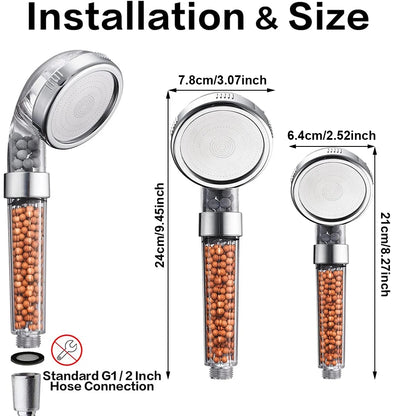 Filtered Handheld Shower Head