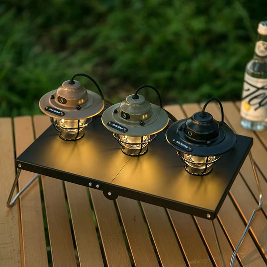 Vintage Camping Pendant Light