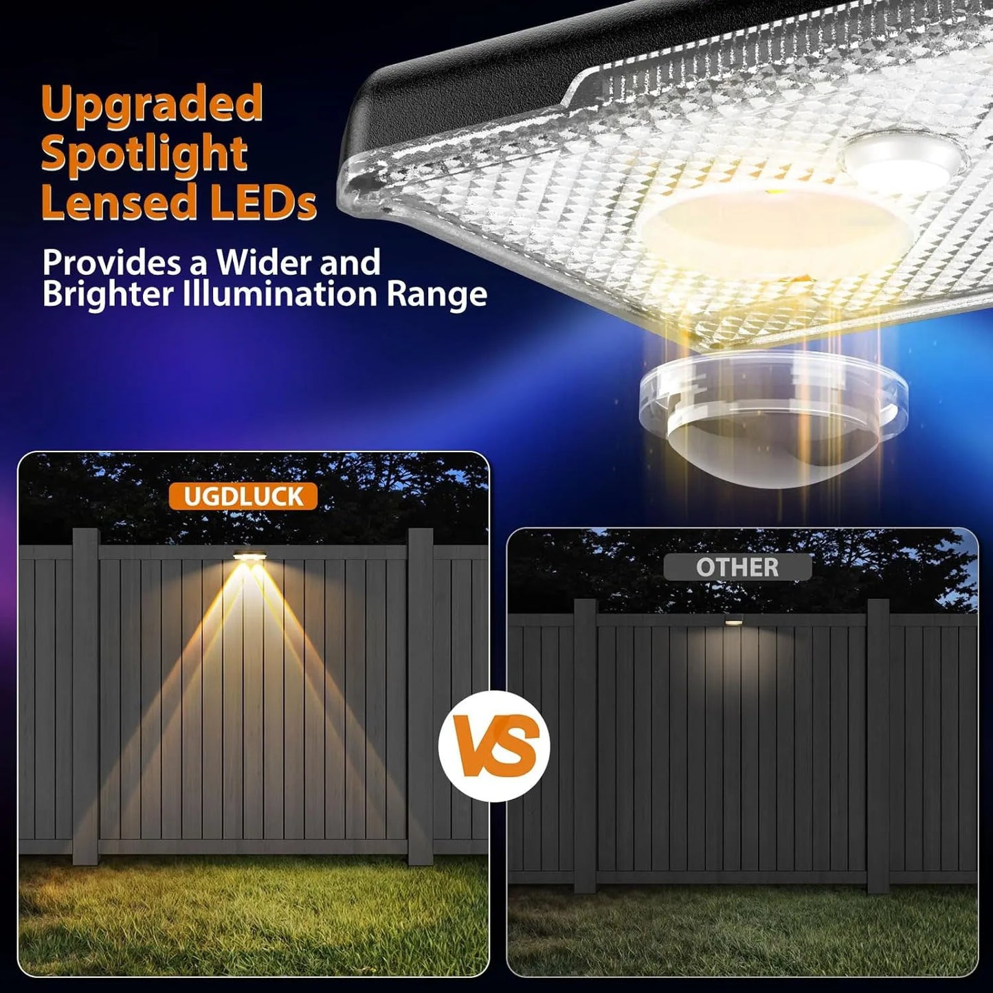 Solar Wall Fence Lights