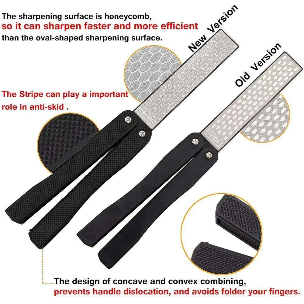 Portable Folding Pocket Knife Sharpener
