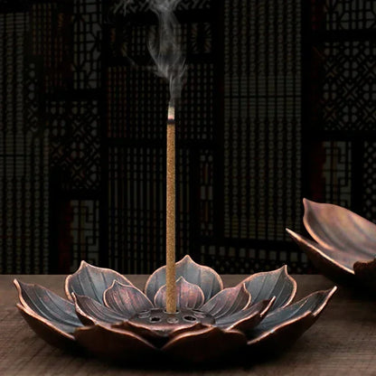 Alloy Lotus Incense Burner Plate