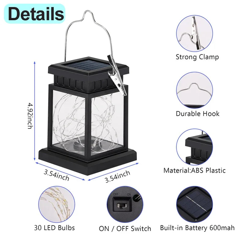Solar LED Outdoor Lantern