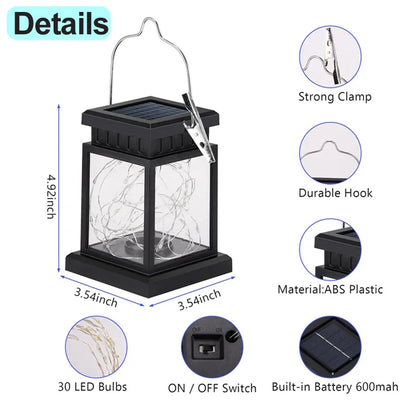 Solar LED Outdoor Lantern