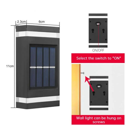 Solar Outdoor Wall Lamp