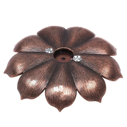 Alloy Lotus Incense Burner Plate