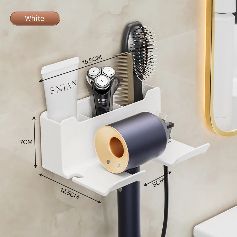 Wall Mounted Hair Dryer Holder