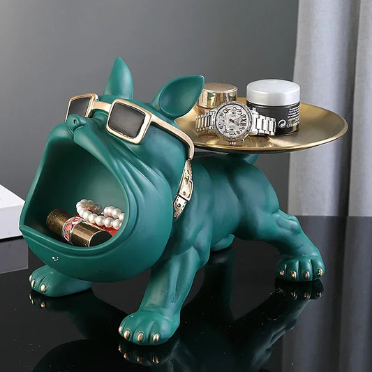 Bulldog Resin Statue Storage