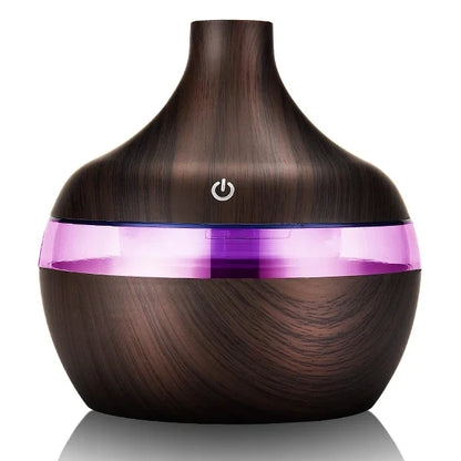 Ultrasonic Wood Aroma Humidifier