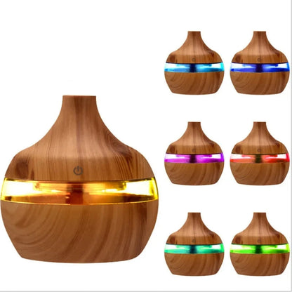 Ultrasonic Wood Aroma Humidifier