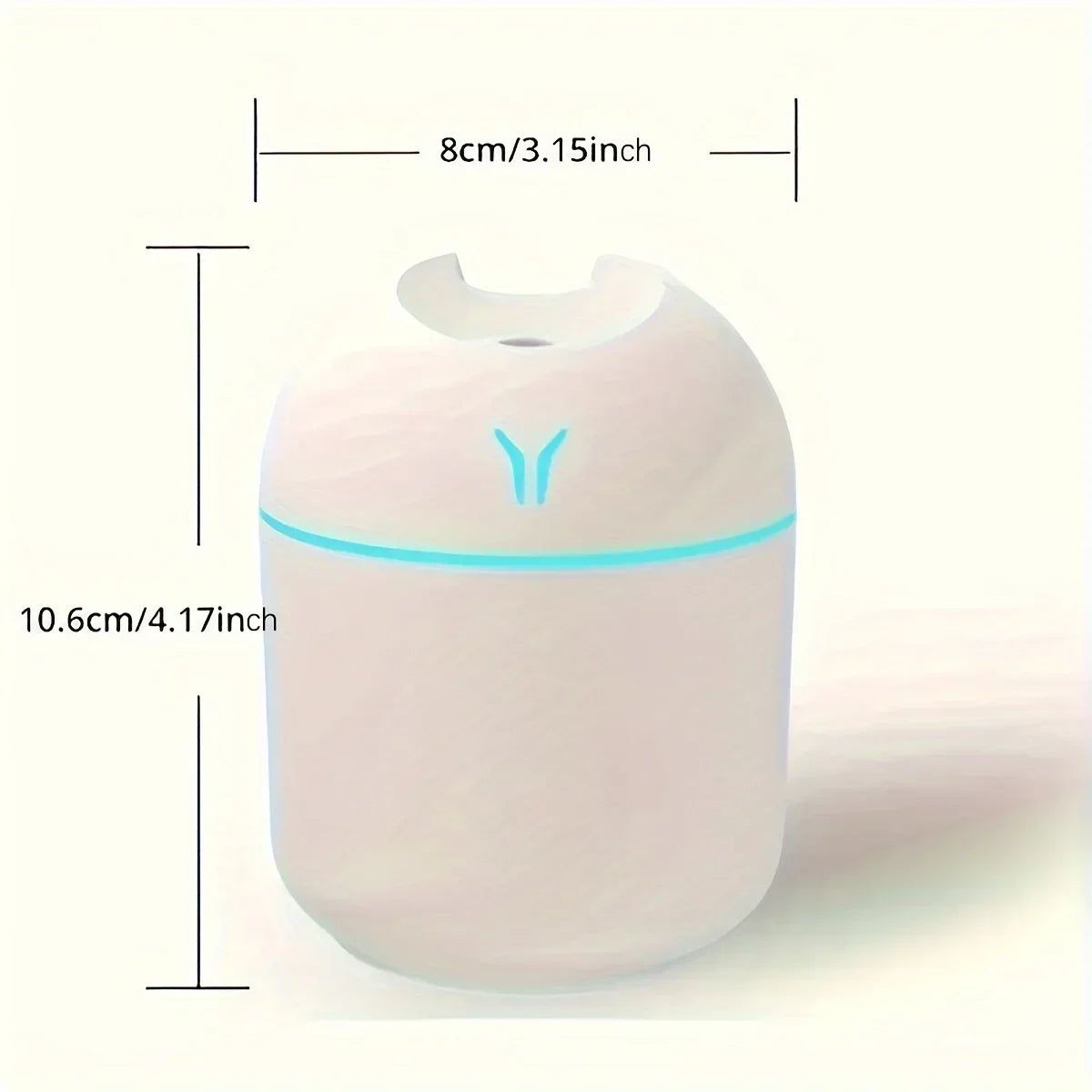 Compact USB Aroma Diffuser Humidifier LED Night Light