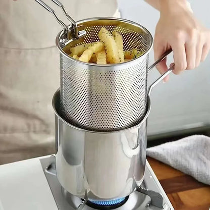 Stainless Steel Deep Fryer Pot