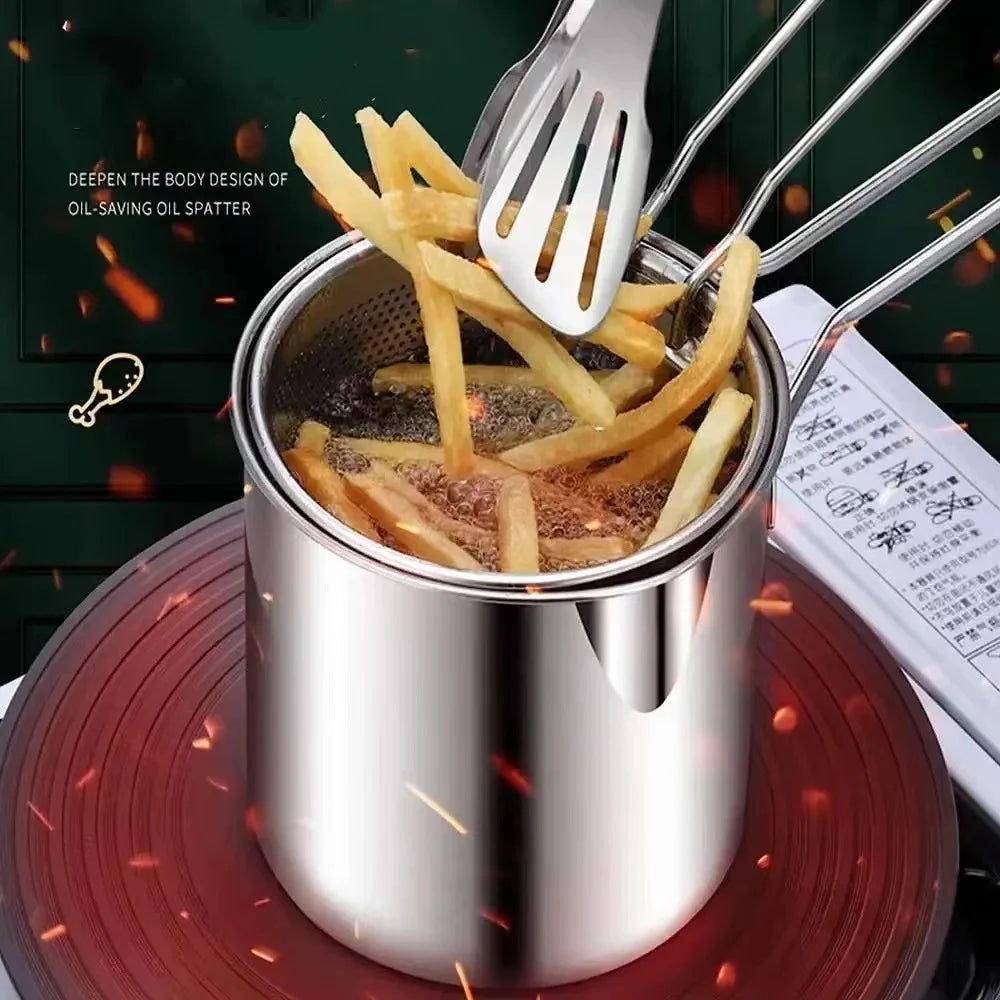 Stainless Steel Deep Fryer Pot