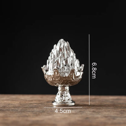Vertical Incense Burner Alloy Hollow Tabletop