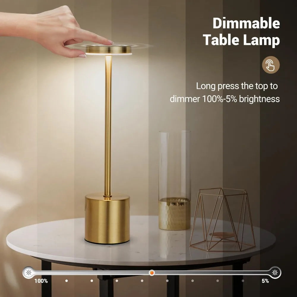 Rechargeable Cordless LED Table Lamp